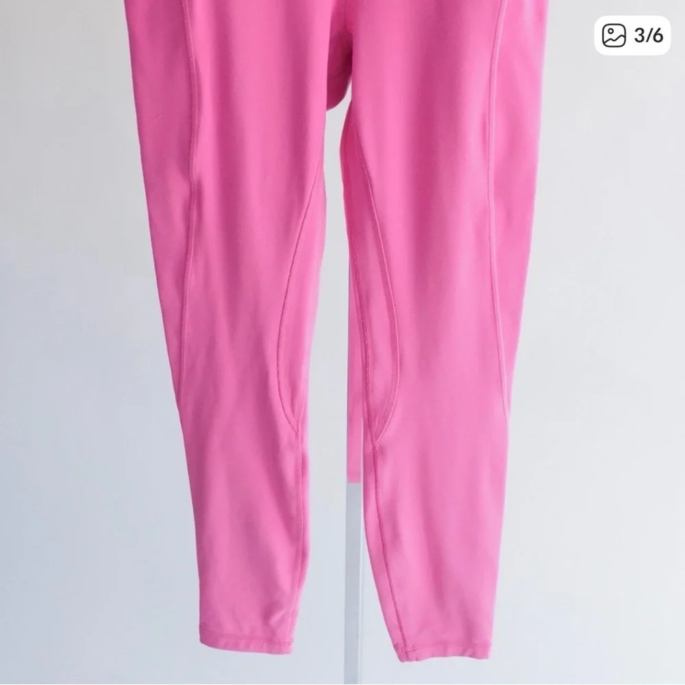 Lululemon Pink High-Waisted Leggings - Picture 3 of 6